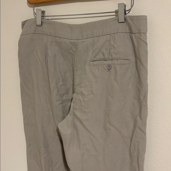 Wilfred Linen Blend Cropped Grey Lightweight Pants Size 4 - Picture 7 of 9